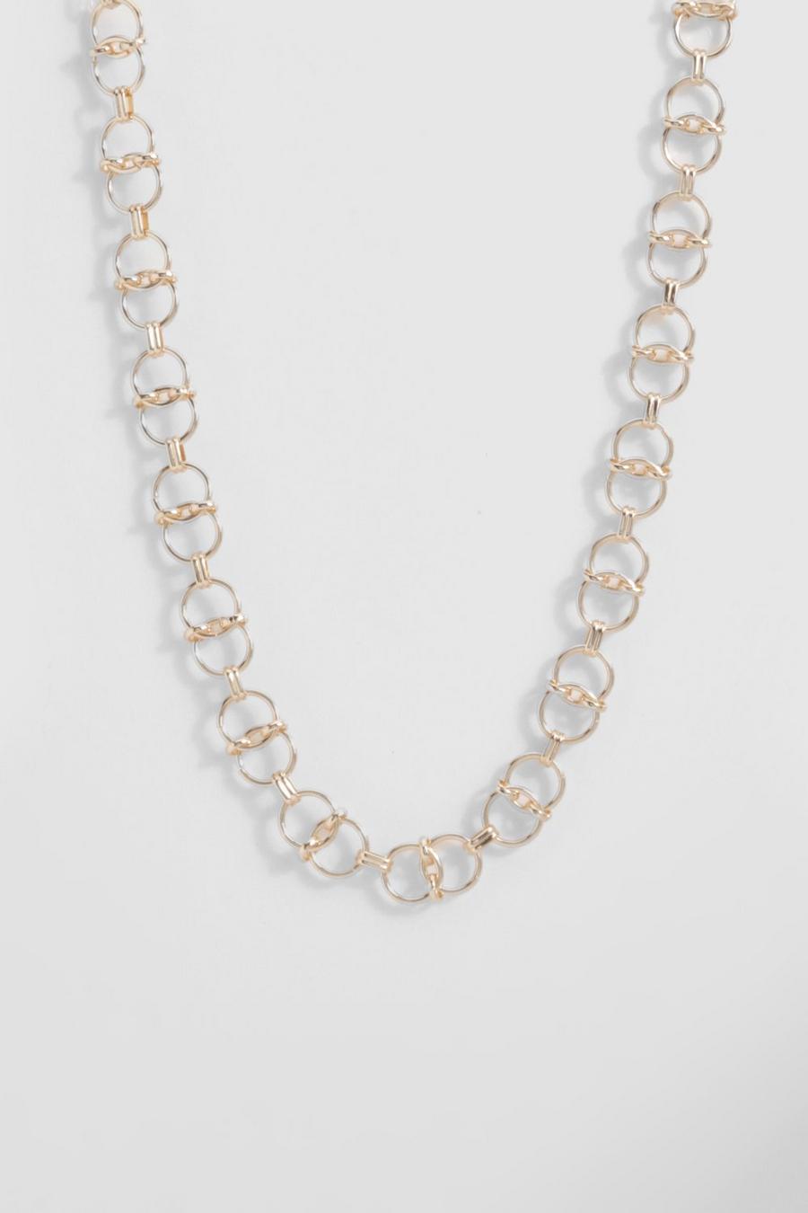 Gold Circle Link Chain image number 1