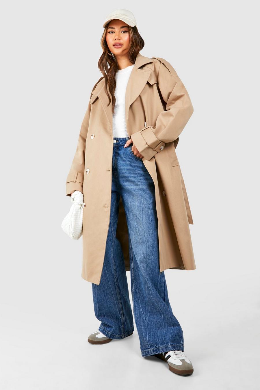 Cappotto Trench oversize, Beige