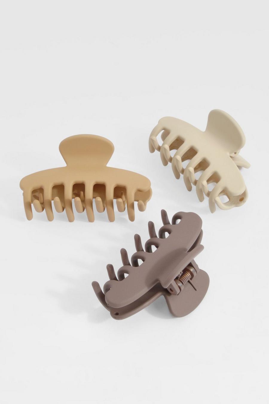 Brown Tonal Multipack Claw Clip image number 1