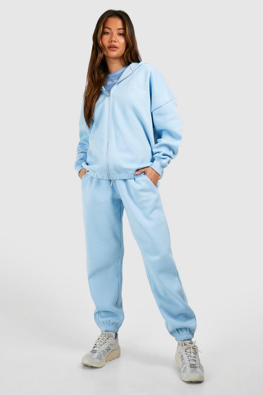 Blue Dsgn Studio Embroidered Oversized Cuffed Jogger  image number 1