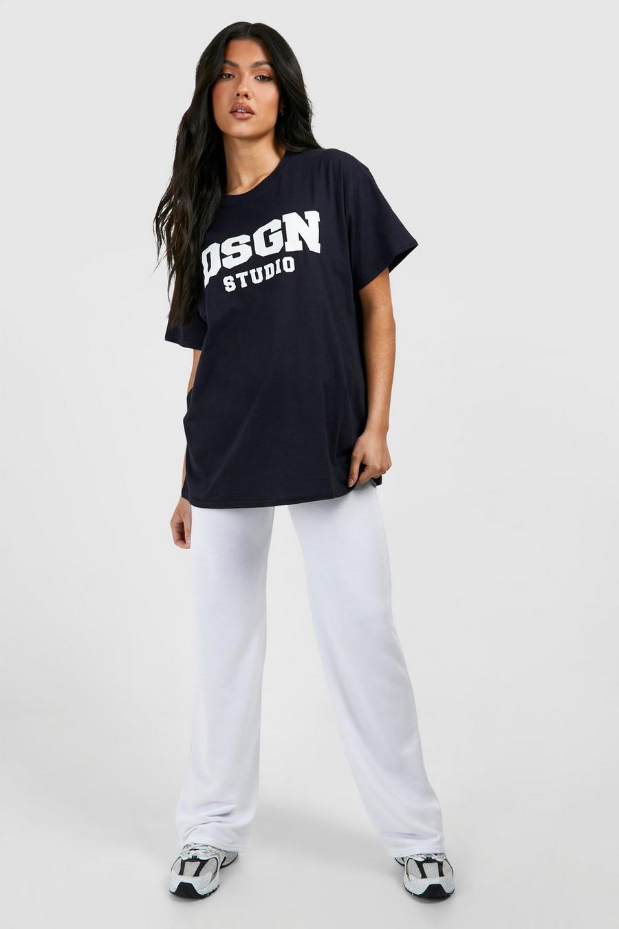 Tuta sportiva Premaman con T-shirt Dsgn Studio, Navy