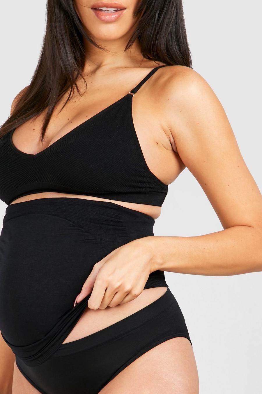 Black Maternity Bump Support Band