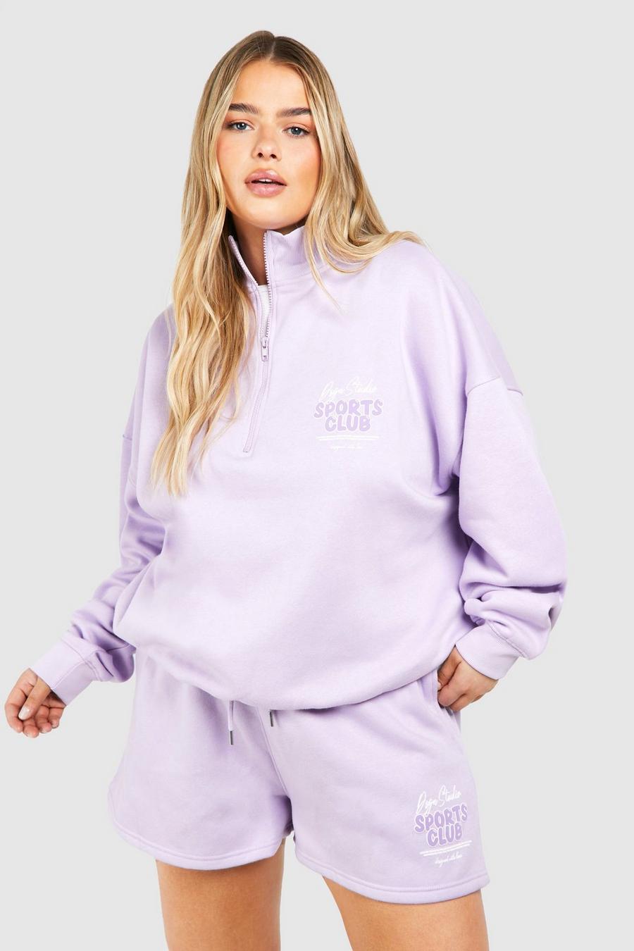 Purple x Hank Willis slogan-print hoodie 