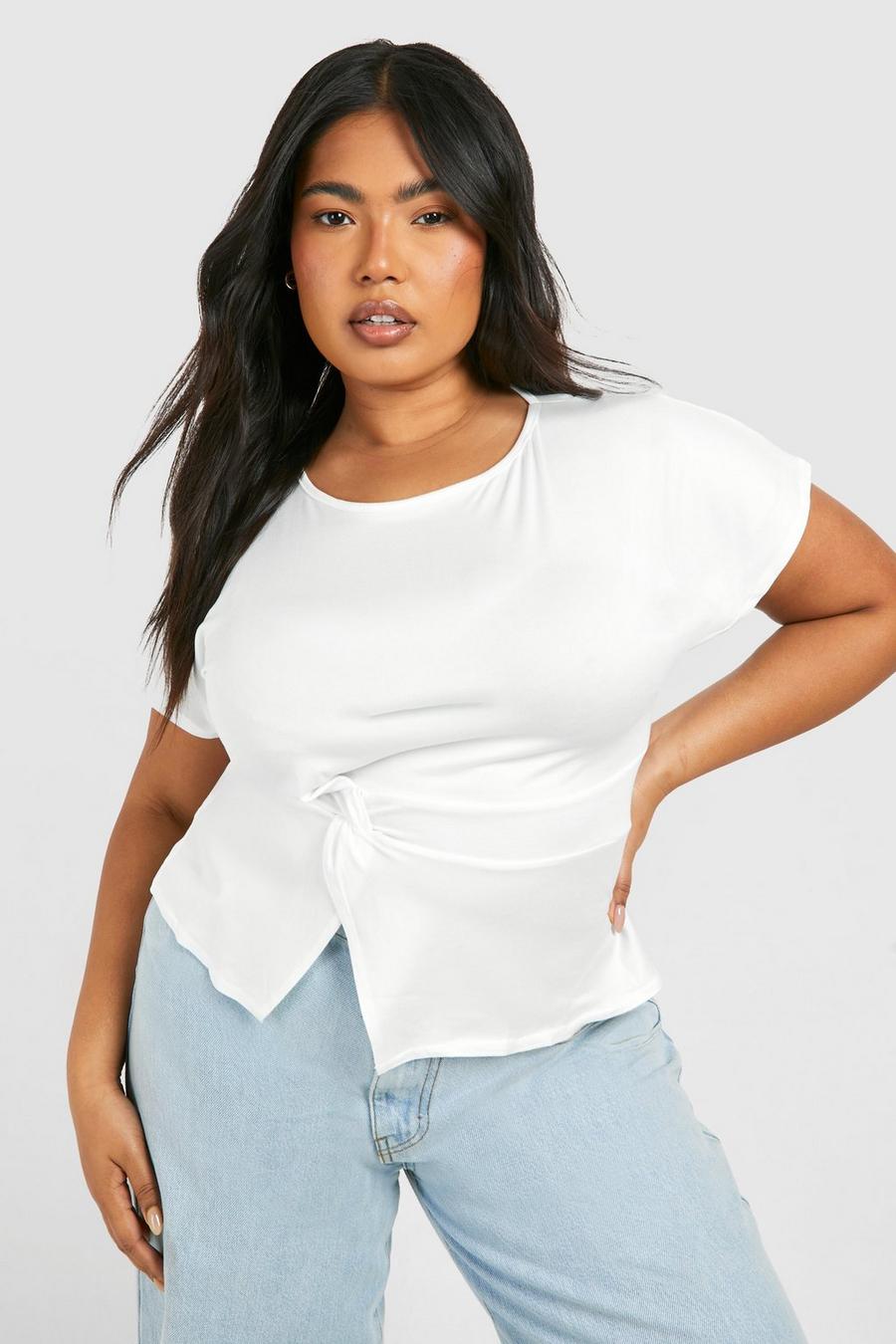 Grande taille - T-shirt super doux, White