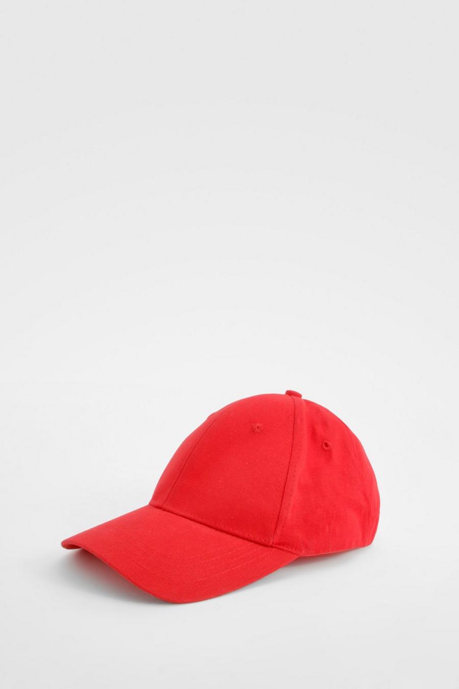 Red Baseball Cap image number 1