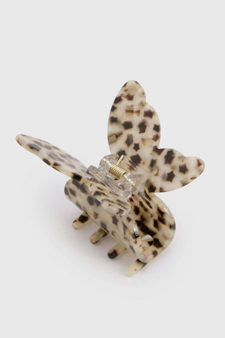 Schildpatt Schmetterlings-Haarklammer, Brown image number 1