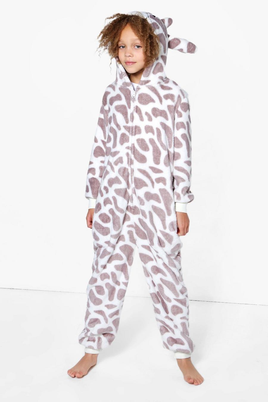 Brown Girls Giraffe Novelty Onesie image number 1