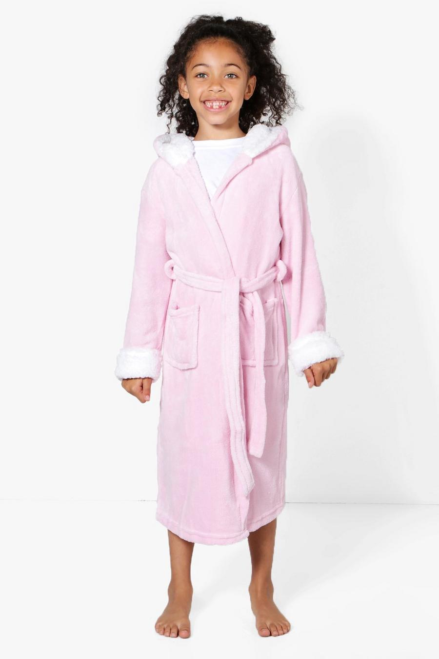 Robe de chambre polaire licorne ultra-douce pour filles image number 1