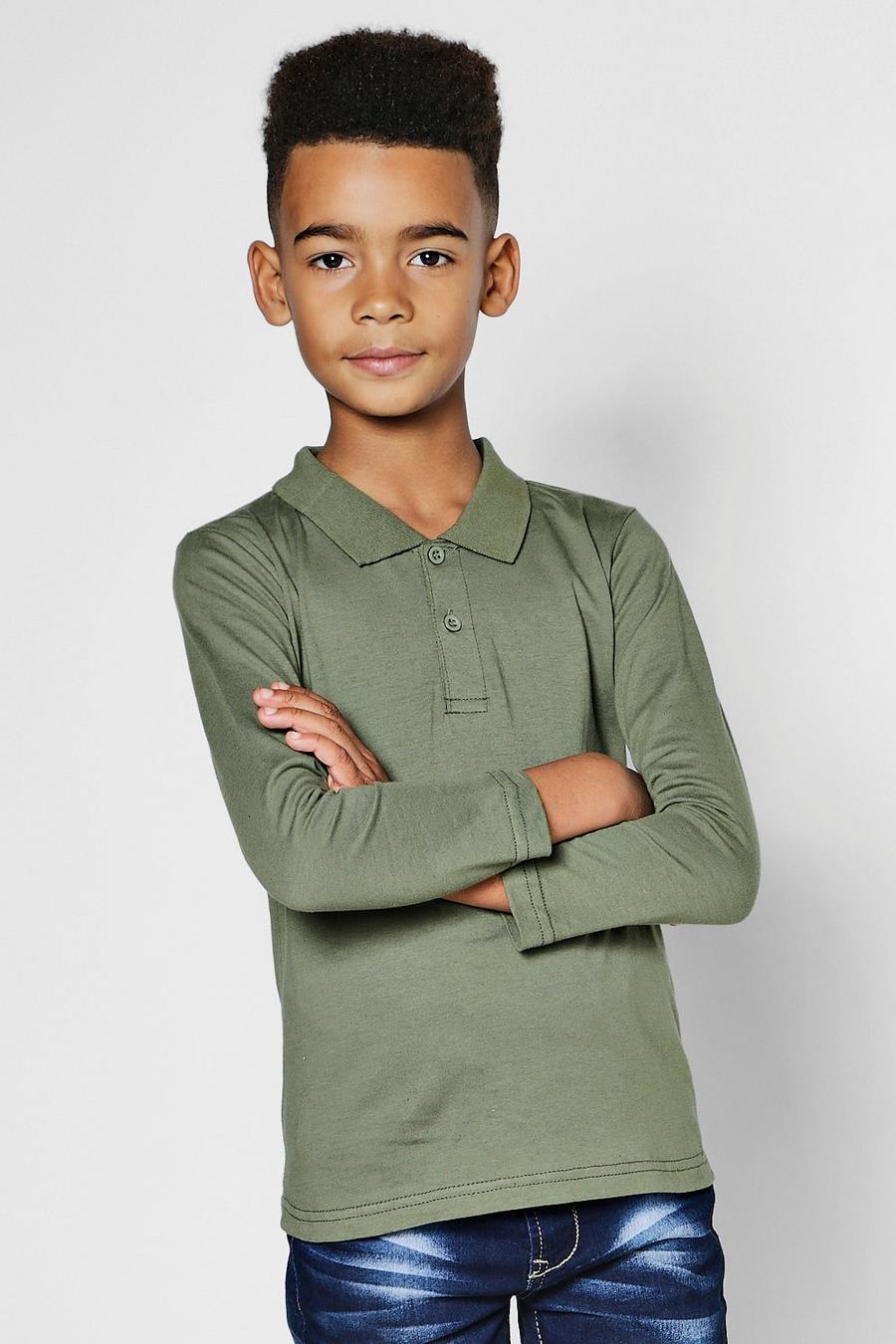 Boys Long Sleeve Polo Top image number 1