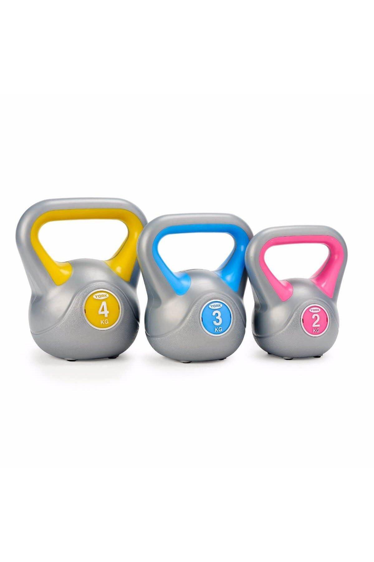 Sports Equipment Vinyl Kettlebell Set Kg York