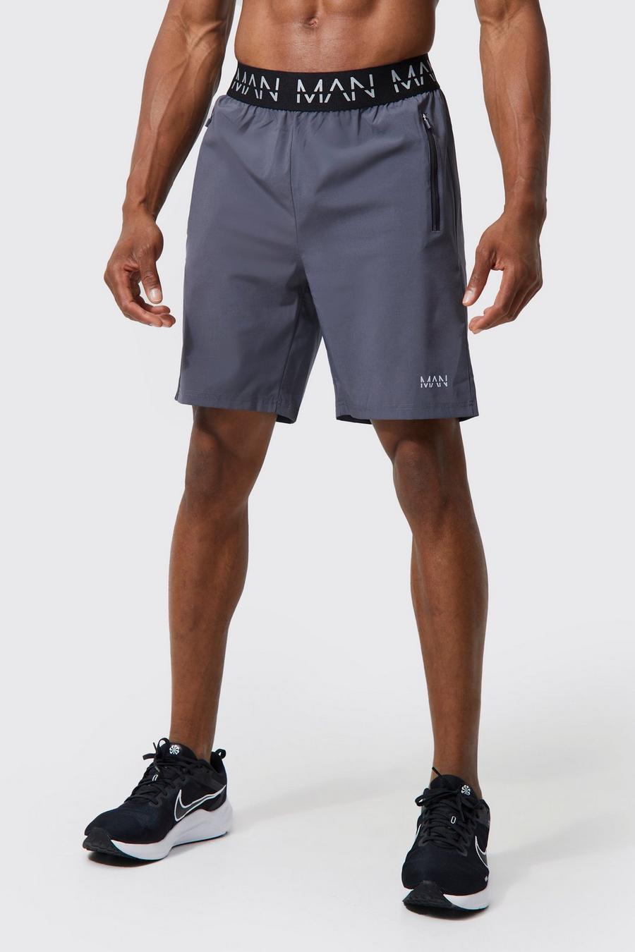2er-Pack Man Active Gym Shorts mit Reißverschluss-Taschen, Mehrfarbig