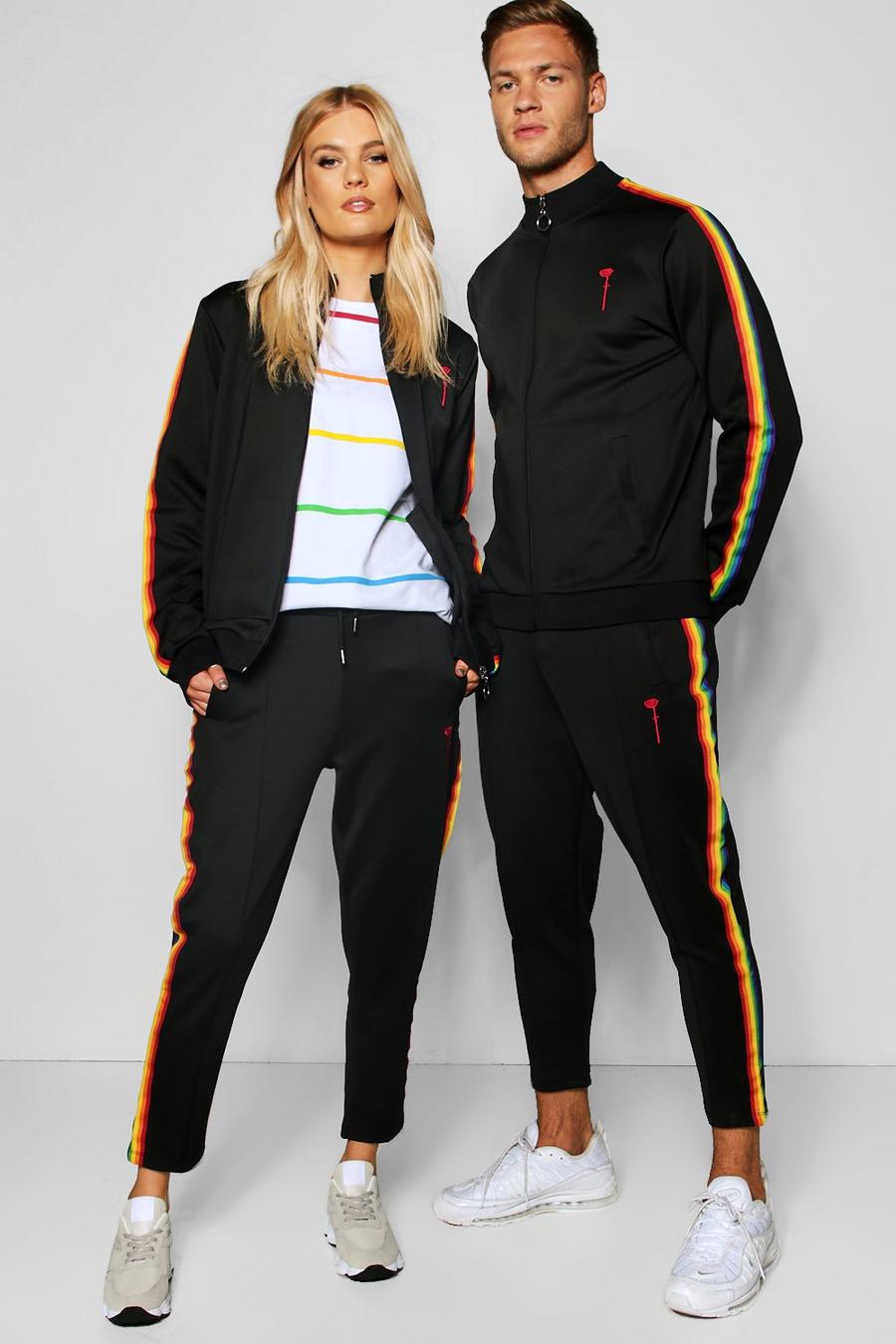 Pride Taped Tracksuit with Cropped Joggers image number 1