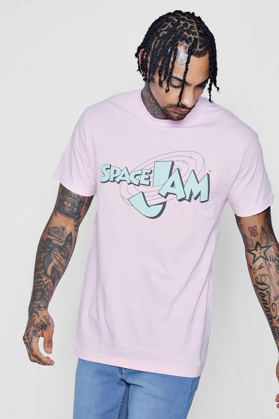 Pink Space Jam Logo T-Shirt image number 1