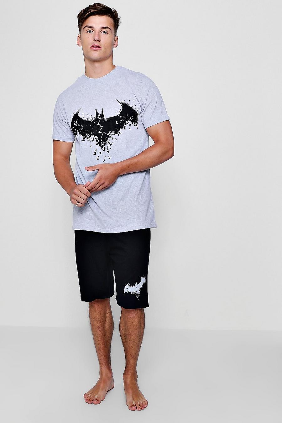 Conjunto cómodo de pantalón corto y camiseta de Batman image number 1