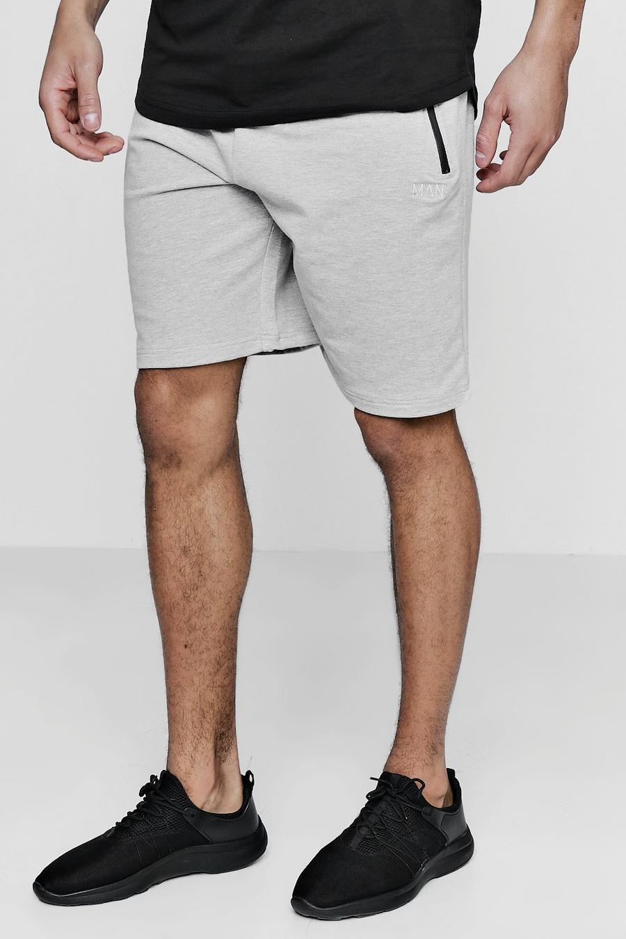 Pantalones cortos de hombre activo, Gris image number 1