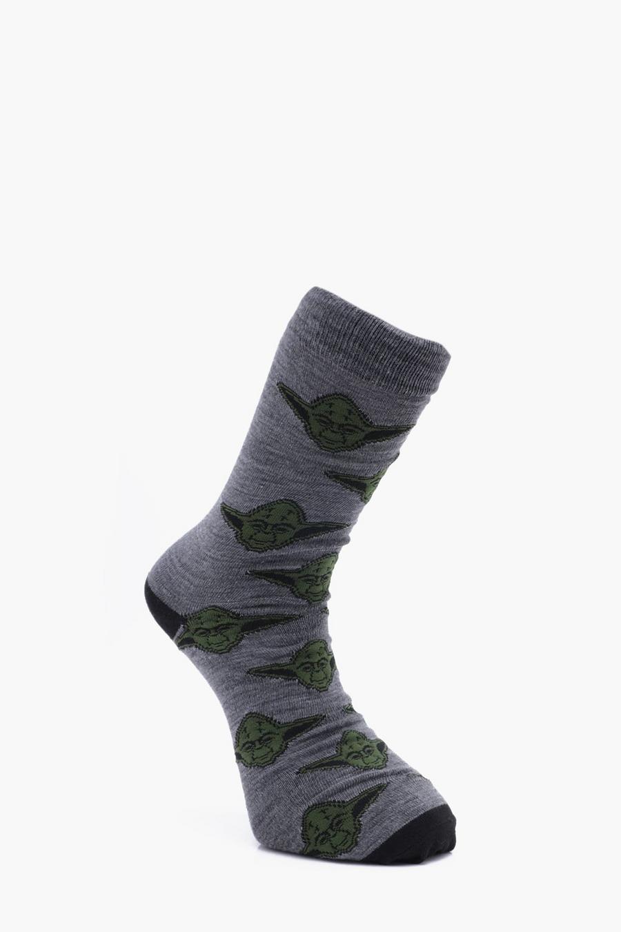 Charcoal Star Wars Yoda Socks image number 1