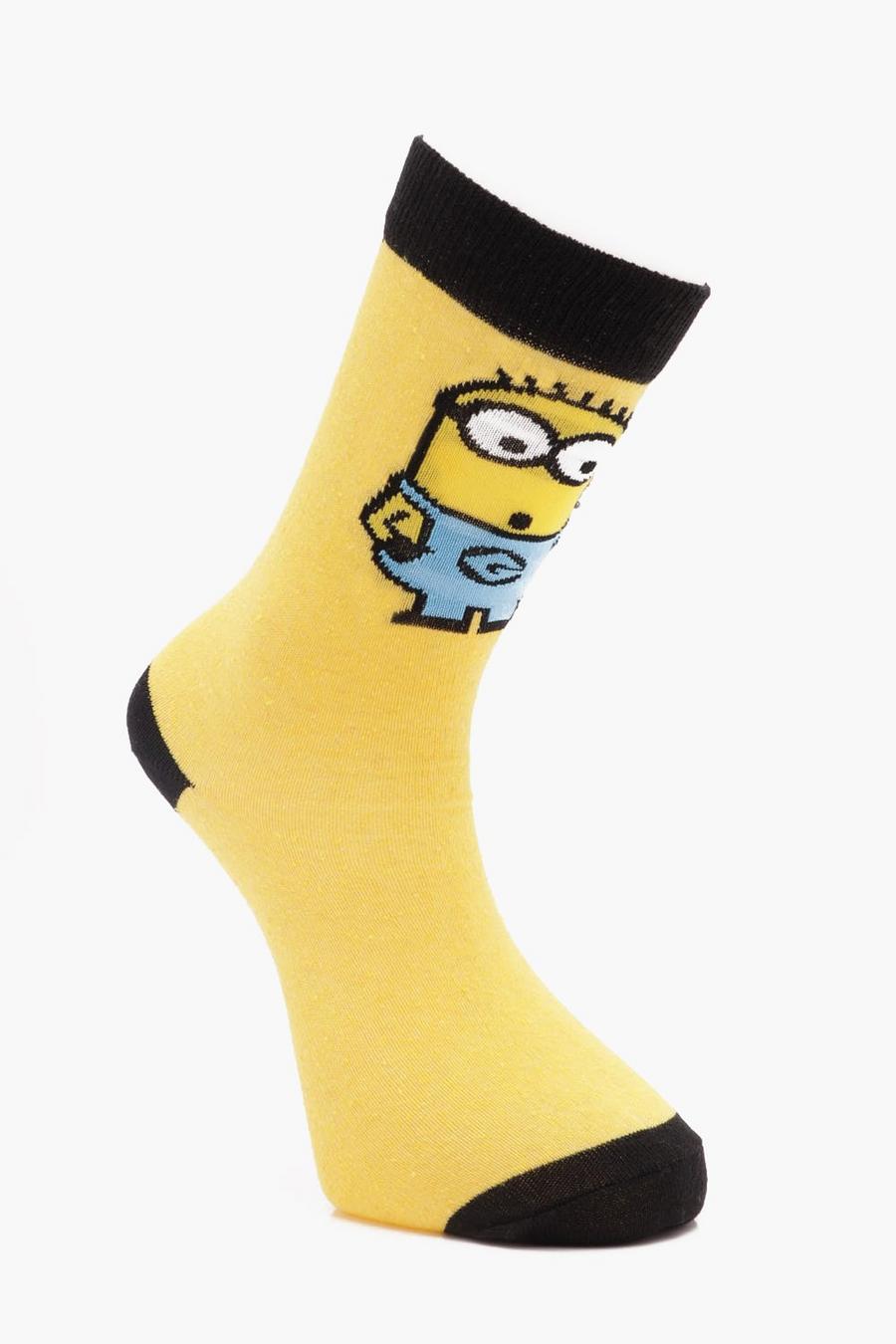 Yellow Minion Socks image number 1