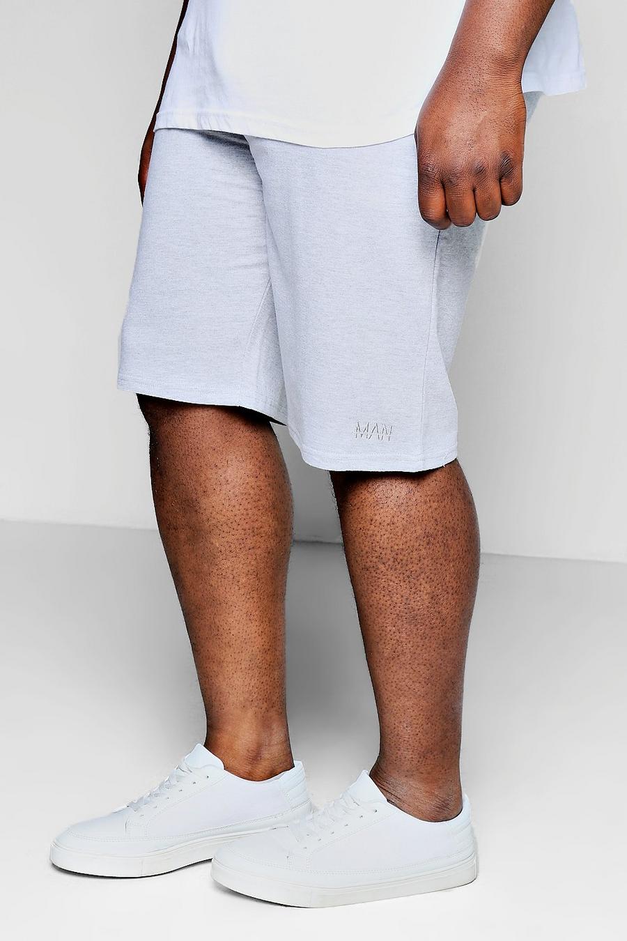 Pantalones cortos de baloncesto de punto MAN Big And Tall, Gris image number 1