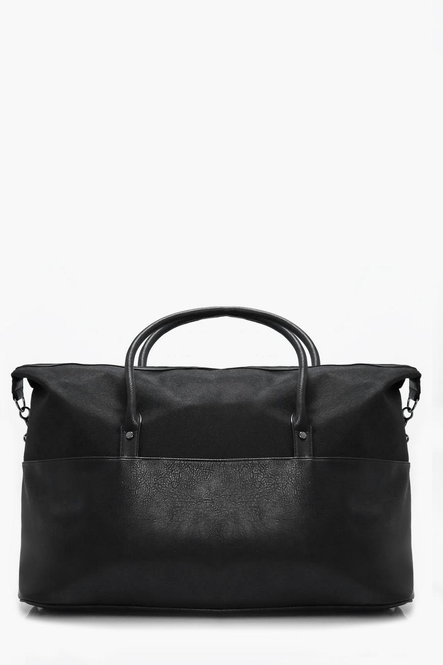 Black Large Holdall Bag image number 1