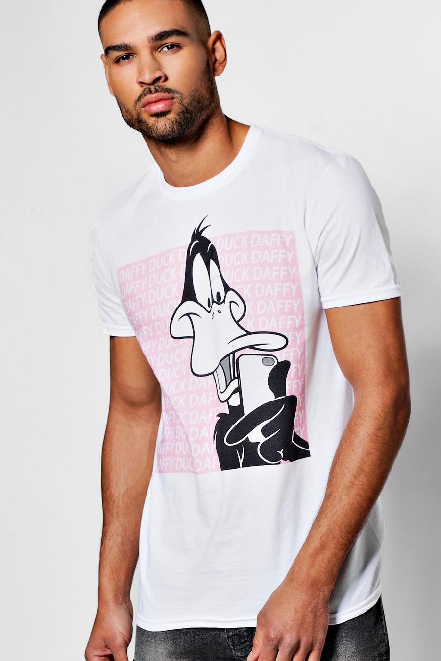 T-Shirt mit „Daffy Duck“-Motiv, Weiß image number 1