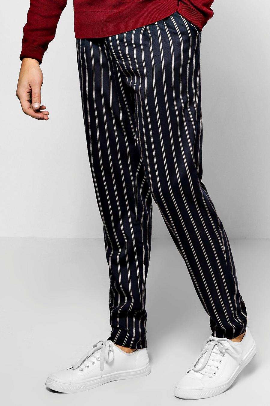 Stripe Slim Fit Trousers image number 1