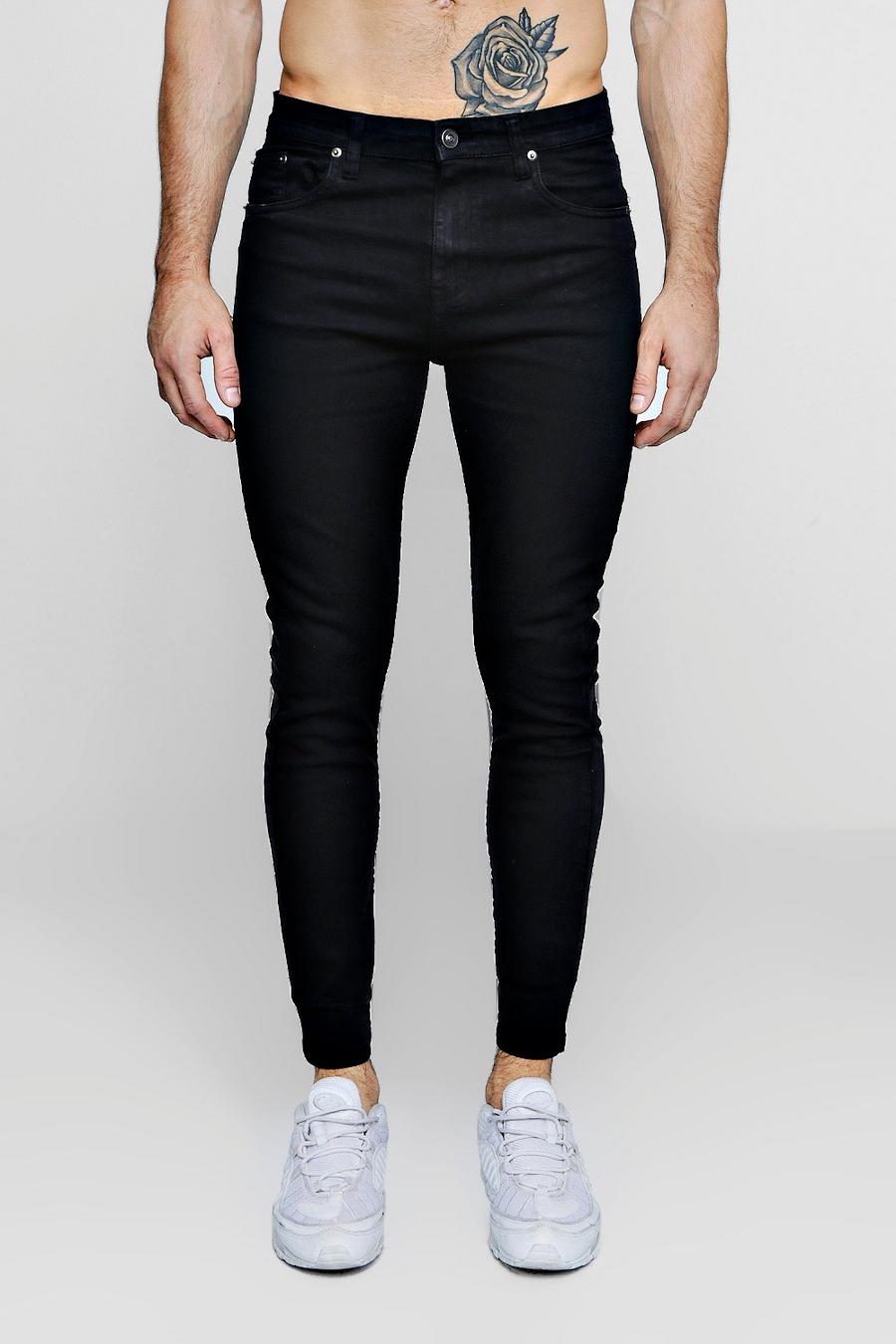Jeans neri taglio super skinny image number 1