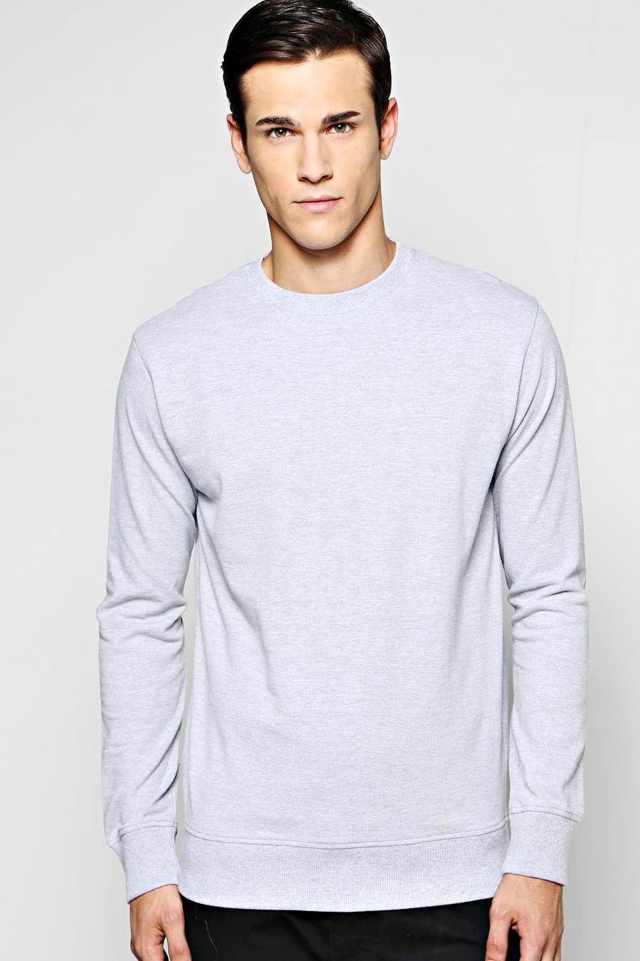 Cotton Pique Sweatshirt image number 1