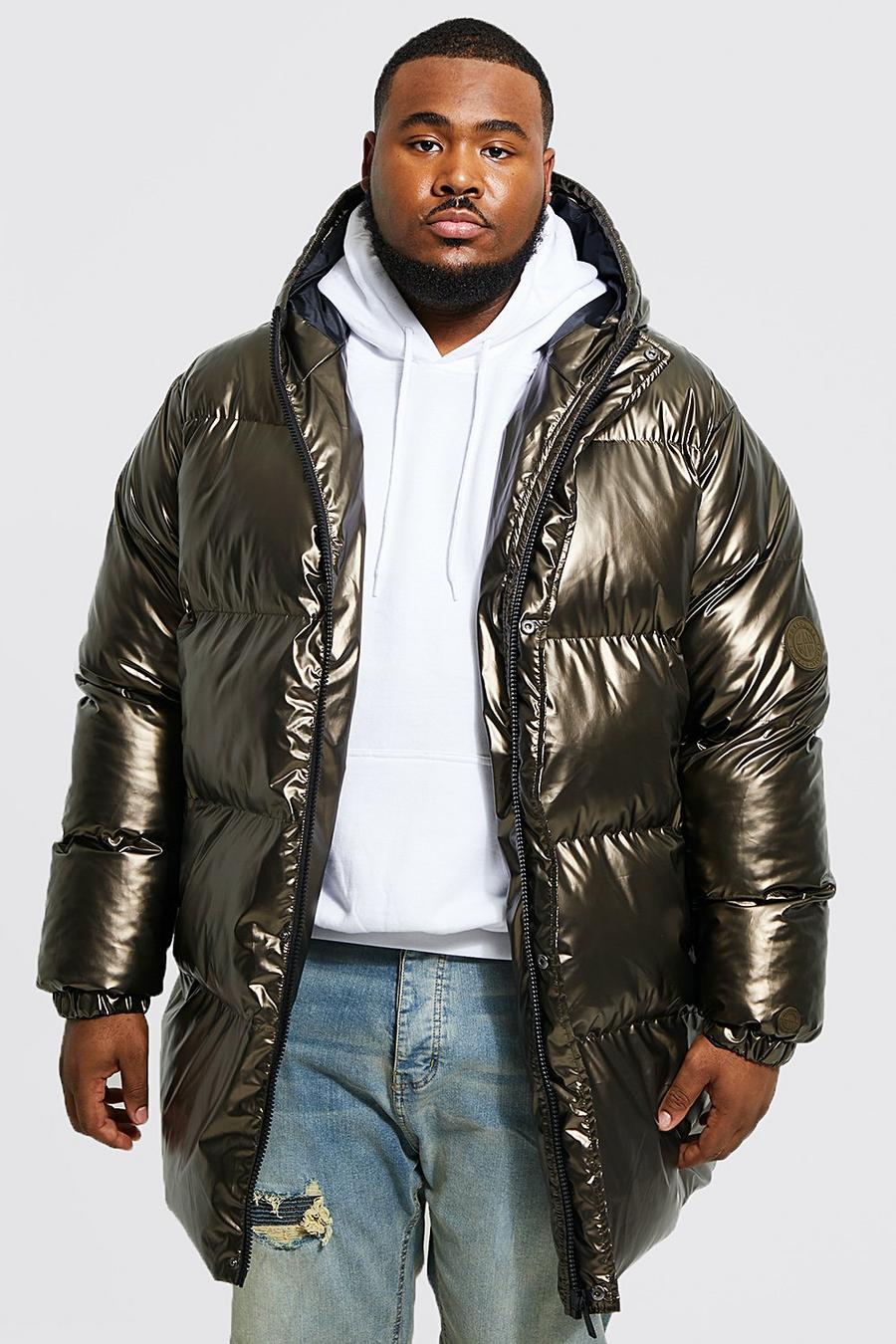 Bronze Plus High Shine Mid Length Puffer image number 1