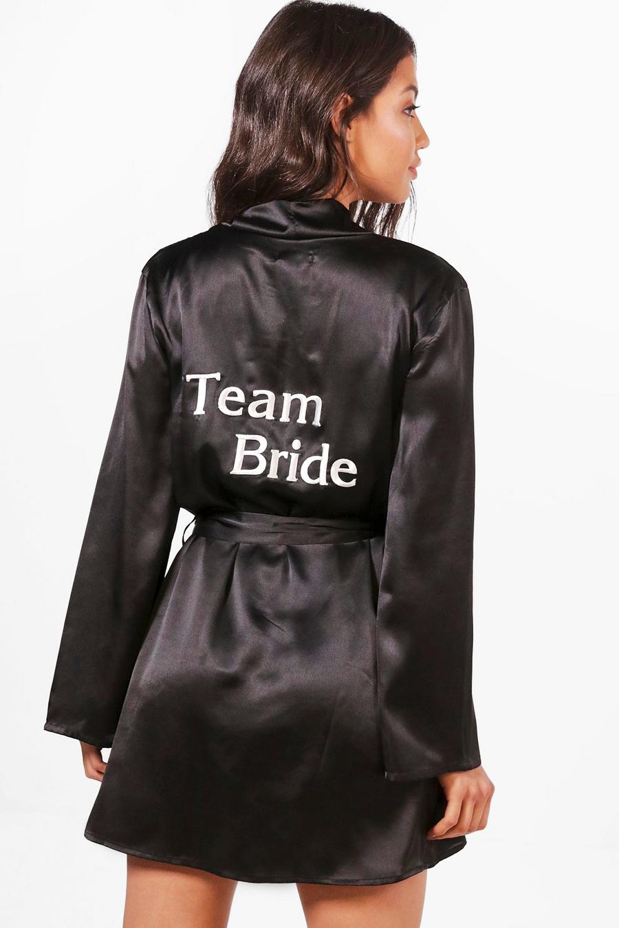 Morgenmantel mit „Team Bride“-Motiv image number 1