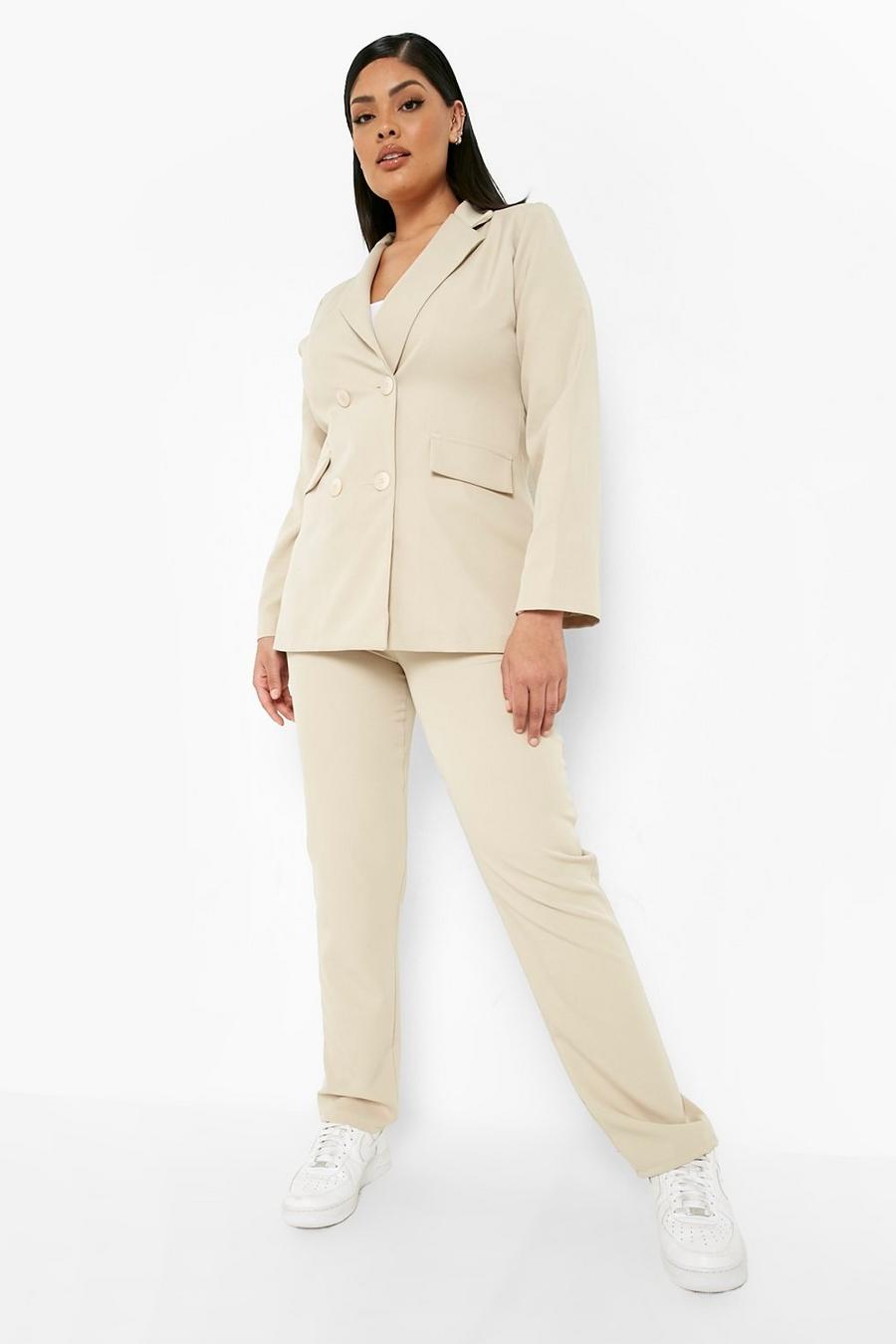 Women's Plus Tailored Suit Trousers