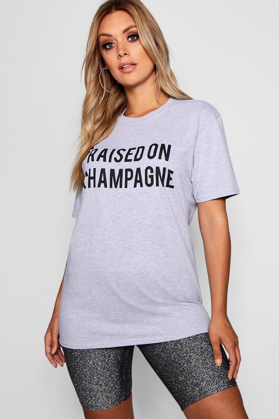 Plus Raised On Champagne übergroßes T-Shirt image number 1