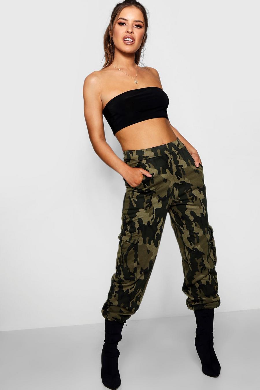 Petite Camo Cargo Pants image number 1