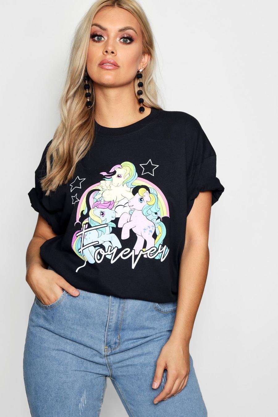 Plus 'Forever' My Little Pony-T-Shirt, Schwarz image number 1