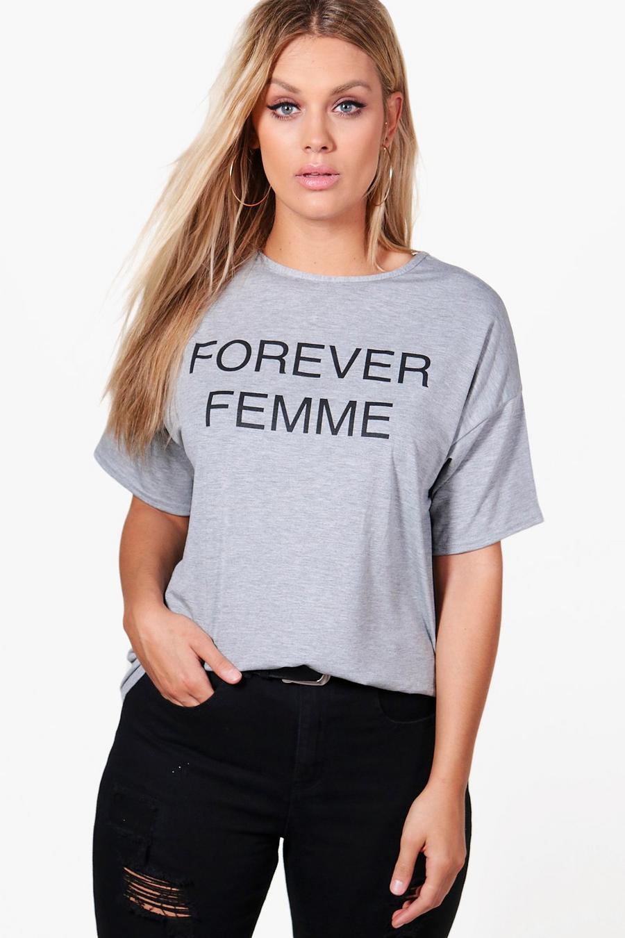 plus fran t-shirt imprimé femme forever image number 1