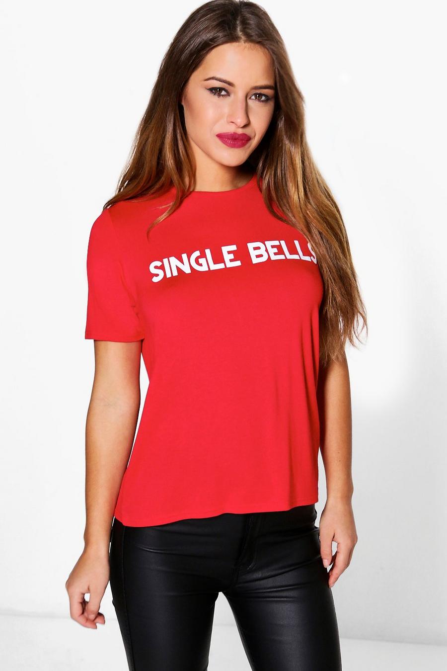 Petite Holly Novelty Christmas Graphic Tee image number 1