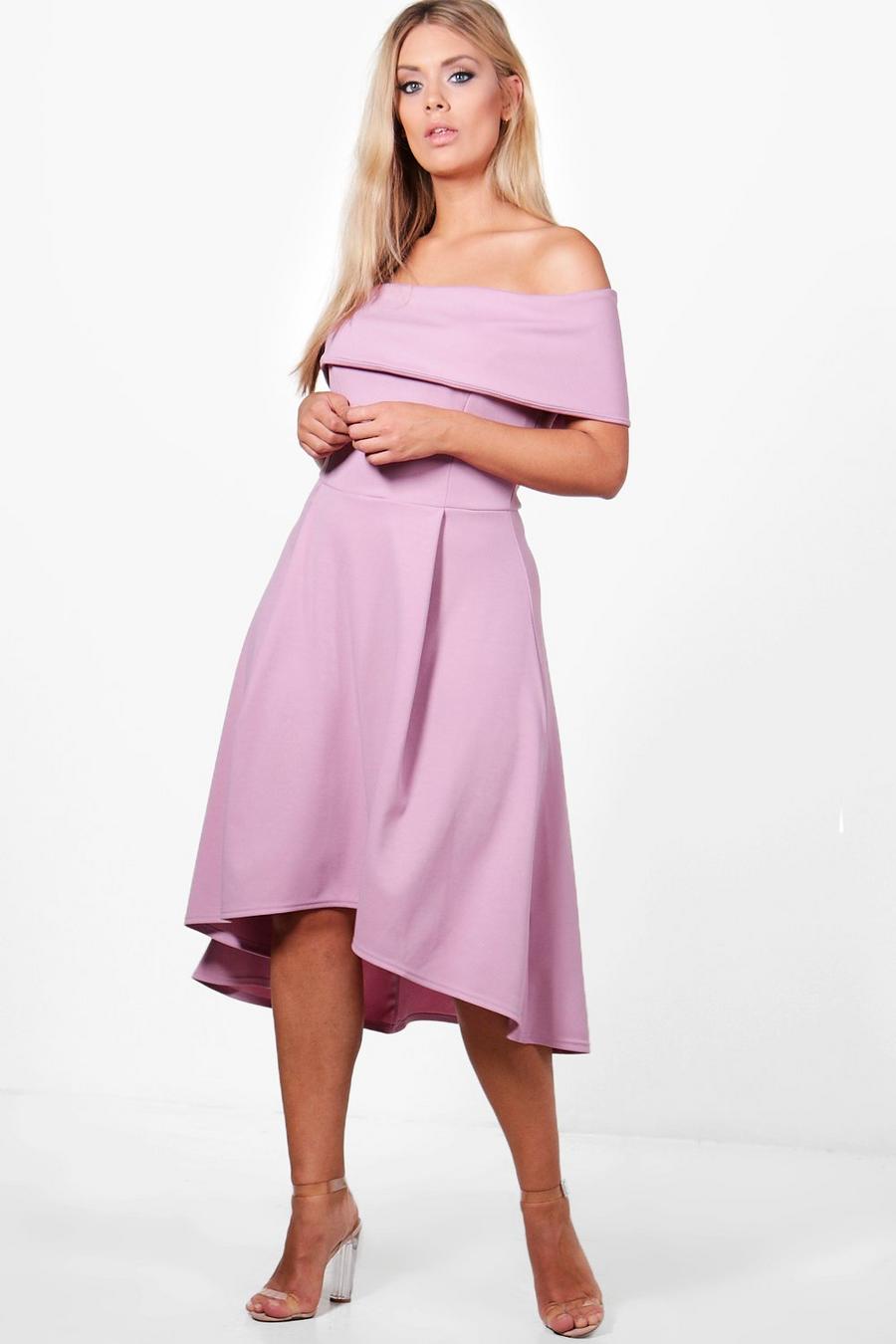 Lilas Plus Double Layer Midi Dress image number 1