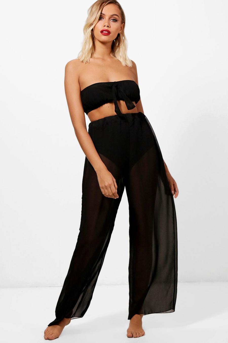 Mollie Sheer Beach Pants Two-Piece image number 1