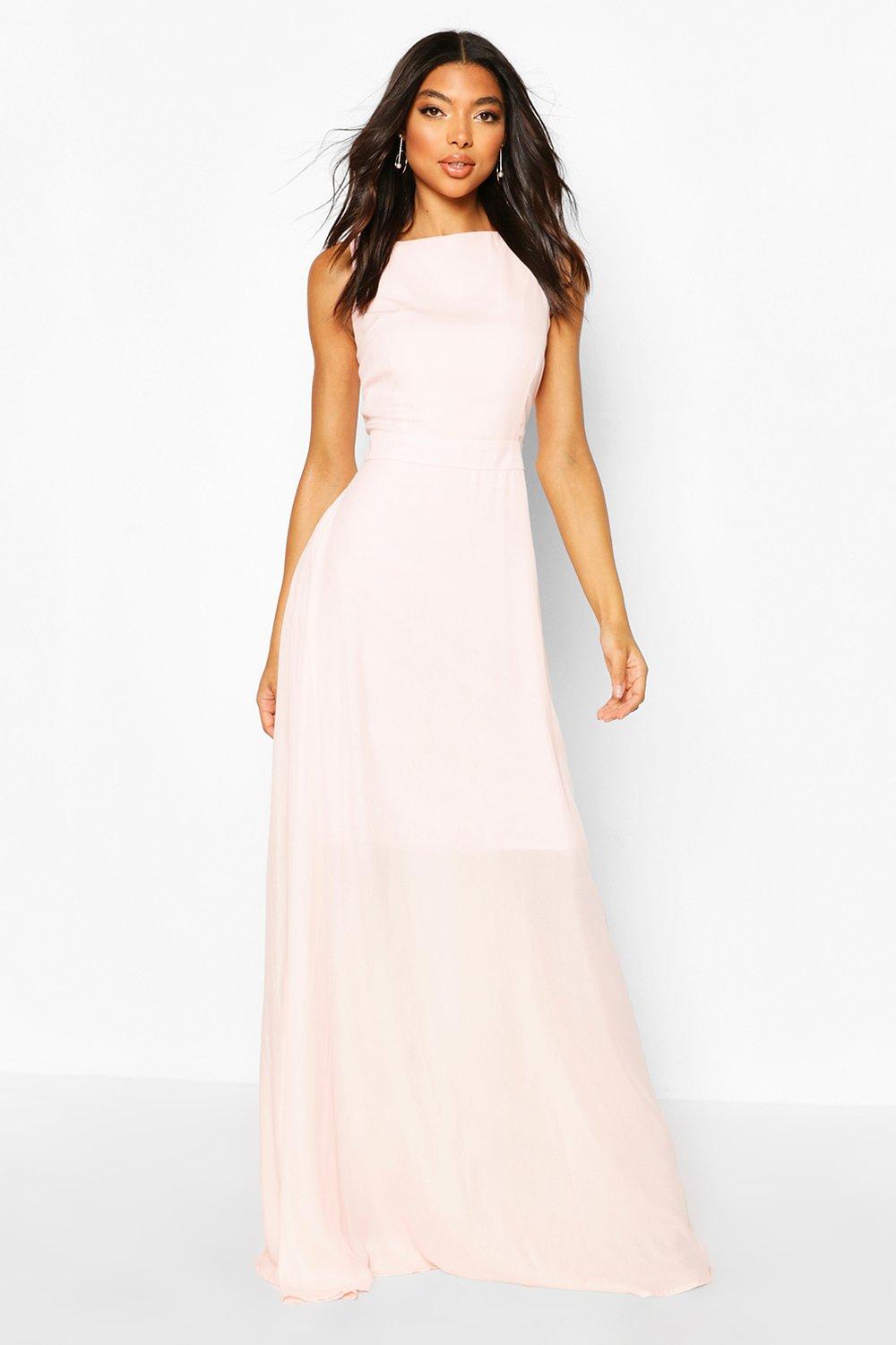 Don't Miss Out Tall High Neck Open Back Maxi Dress