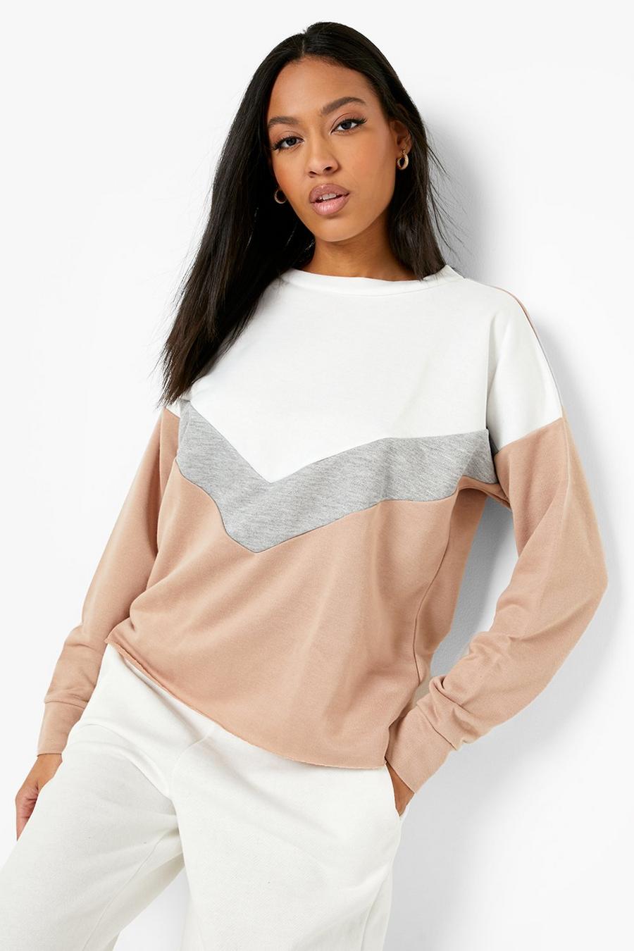 Tall Colour Block Sweatshirt