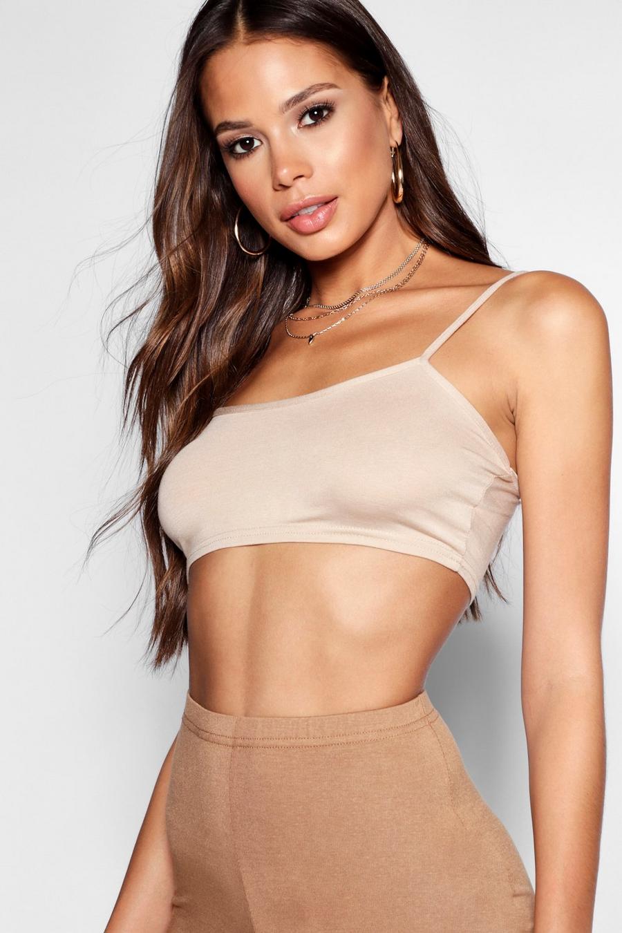 Tall  Jersey Strappy Scoop Bralet image number 1