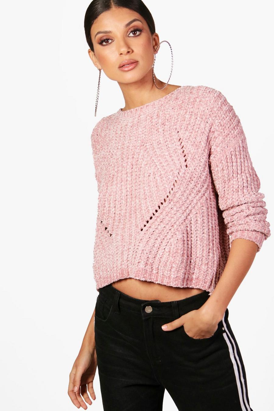 Desert rose Tall Chenille Sweater image number 1