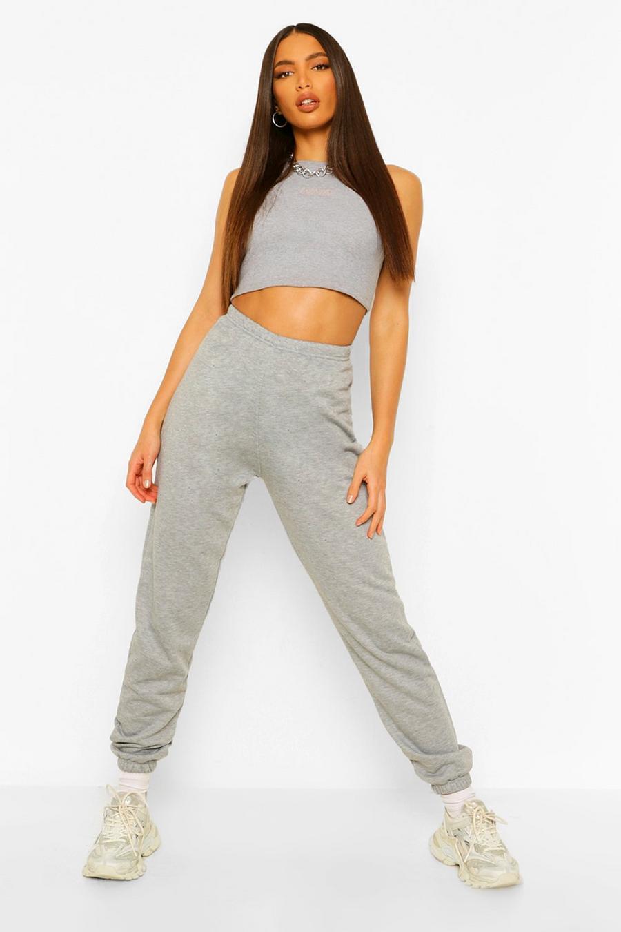 Grey Tall Basic Track Pants image number 1