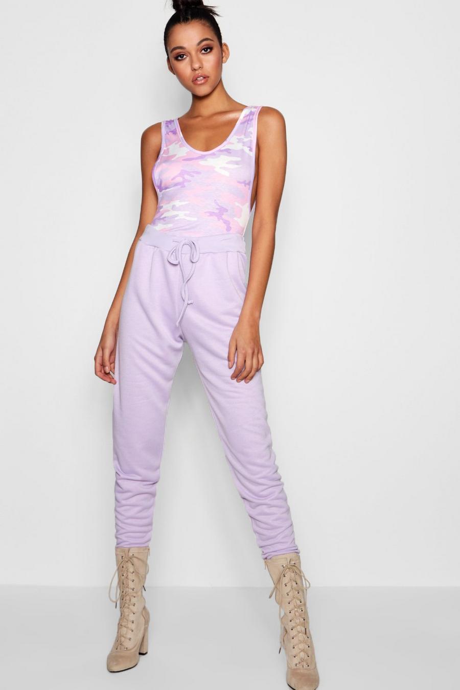 Lilac Tall Basic Track Pants image number 1