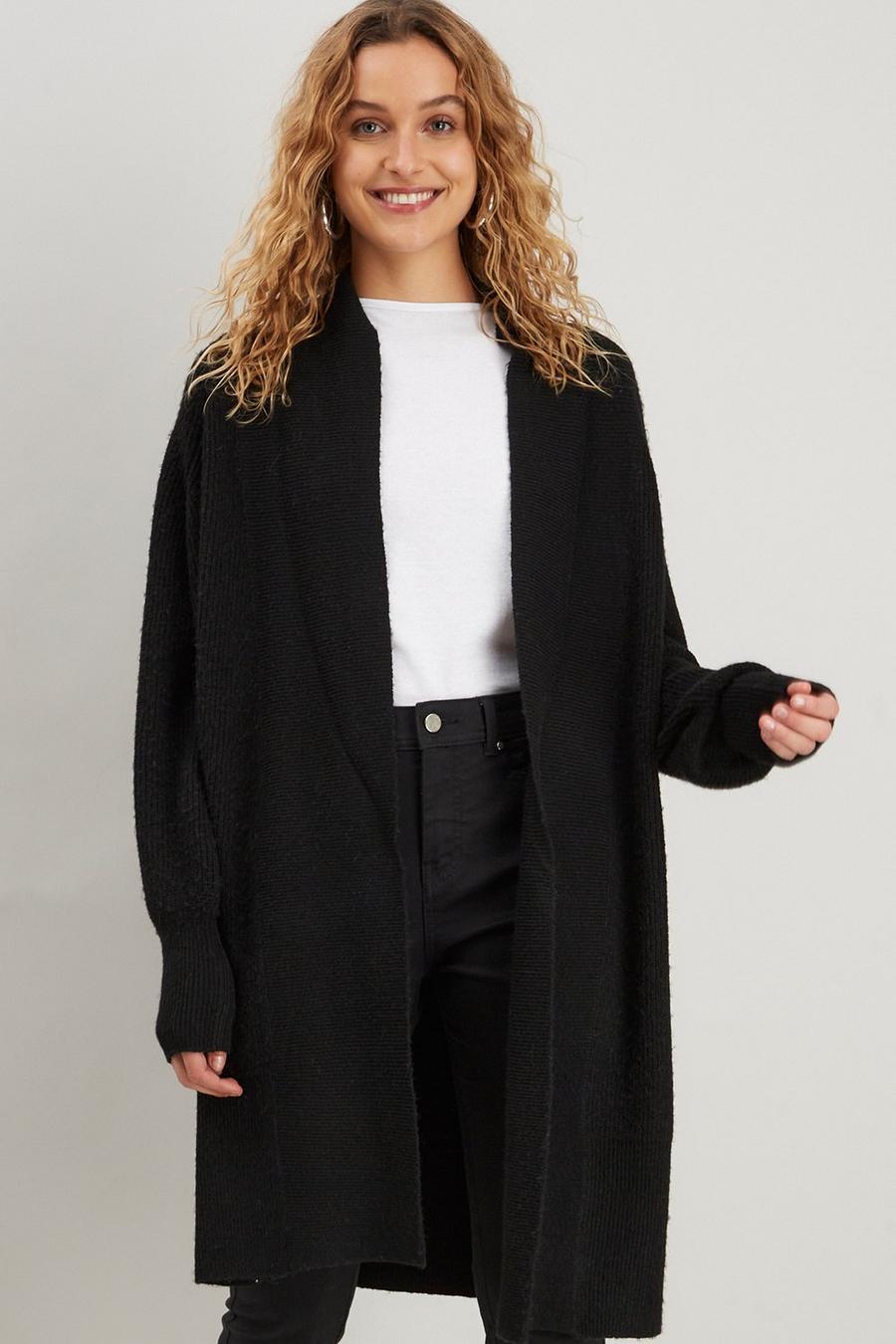 Cosy Longline Knitted Cardigan