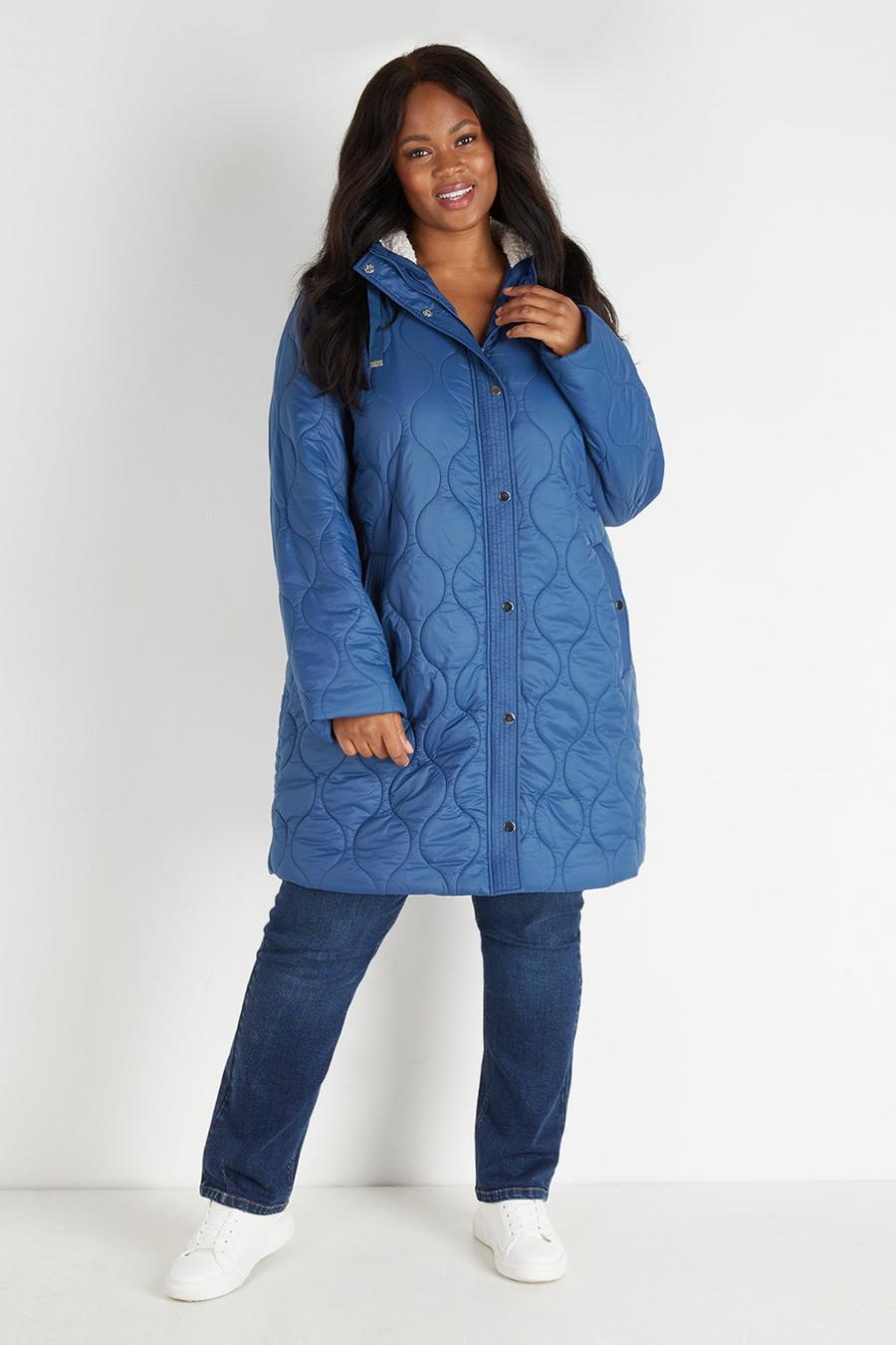 Curve Quilted Coat