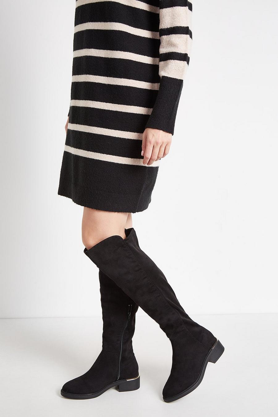 Wide Fit Hebe Over The Knee Boot