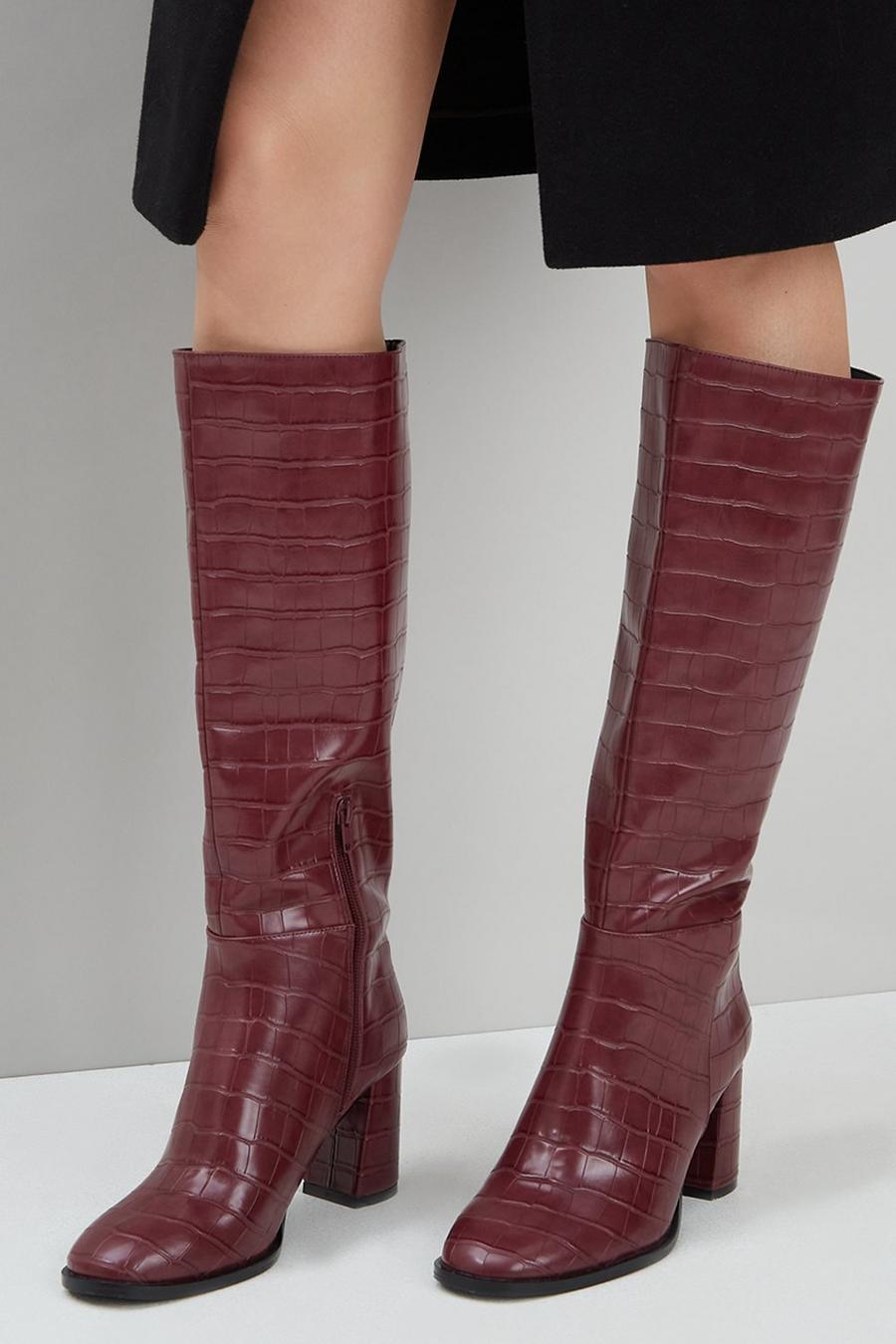 Wide Fit Hope Knee High Boot