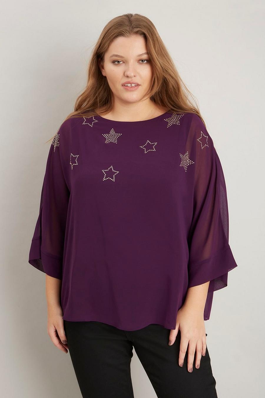 Curve Placement Star Overlayer Top