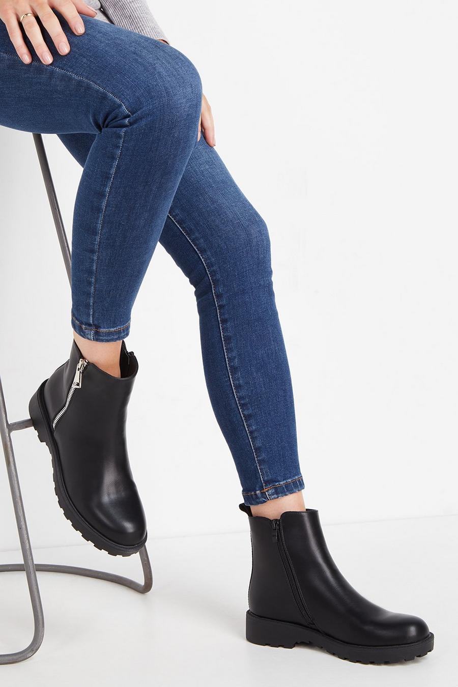 Annie Side Zip Ankle Boot