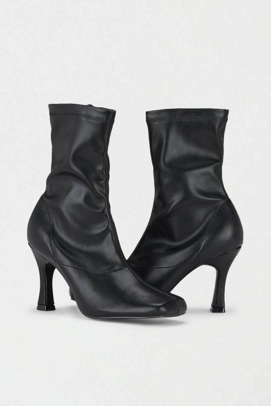 Xena Square Toe Stretch Ankle Boot